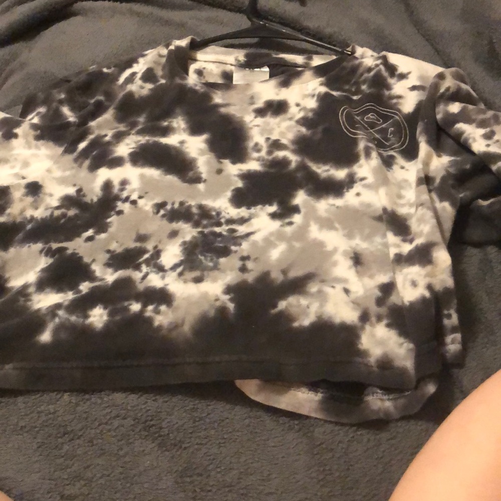 Sand cloud crop top marbled